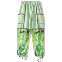 Load image into Gallery viewer, Aolamegs Sweatpants Patchwork Reflective Joggers Cargo Pants Men Cool Harajuku High Street Sport Pant Couple Fashion Streetwear