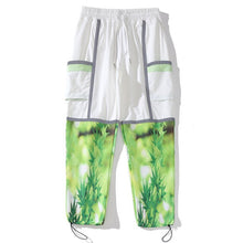 Load image into Gallery viewer, Aolamegs Sweatpants Patchwork Reflective Joggers Cargo Pants Men Cool Harajuku High Street Sport Pant Couple Fashion Streetwear