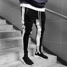 Load image into Gallery viewer, Rosetic HOT Casual Pants Men Joggers Striped Side Fashion Sport Sweatpants Mens Tracksuit Black Gothic Trousers 2020 Streetwear