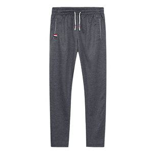 Casual Men Pants Thin Breathe Comfort Cotton Sport Trousers Elastic waist Plus size 6XL Loose Sweatpants