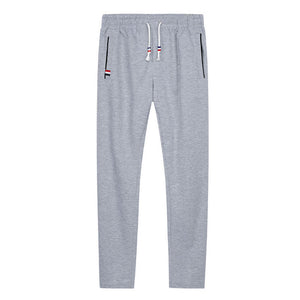 Casual Men Pants Thin Breathe Comfort Cotton Sport Trousers Elastic waist Plus size 6XL Loose Sweatpants