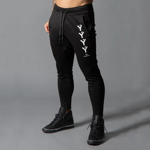 New Men's Casual Gyms Jogger Pants LYFT Fitness Sweatpants Joggers Black Blue Cotton Sweatpants Male Elastic Workout Sport Pants