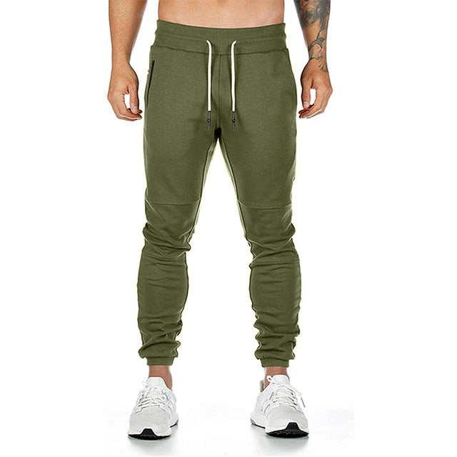 2020 New Men Running Pants Sport Joggers Trousers Running Pants Pockets Athletic Fitness Workout Pant Training Pant Gym Trousers