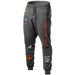 New Quality Fleece trousers Men Casual Pants TRAVIS SCOTT ASTROWORLD Letter Print Fitness Sport Mens Joggers Pants Sweatpants