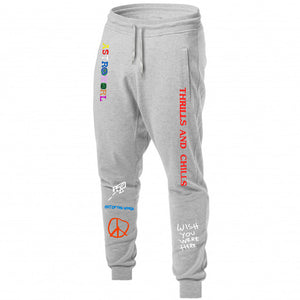 New Quality Fleece trousers Men Casual Pants TRAVIS SCOTT ASTROWORLD Letter Print Fitness Sport Mens Joggers Pants Sweatpants