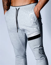 Load image into Gallery viewer, JP&amp;UK LYFT2020 Men&#39;s Fitness Training Running Pants Pocket Cargo Side Zipper Workout Sport Trousers Cotton Men Gym Jogging Pants
