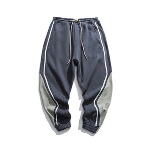 Winter Streetwear Hip Hop Pants Men Casual Loose Korean Style Elastic Waist Dance Sport Trousers Men Warm Fleece Sweatpants Men