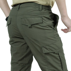 QNPQYX New Men Tactical cargo Trousers Outdoor Quick Dry Hiking Pants Men Waterproof Mountain Climbing Army Trekking Sport Pants