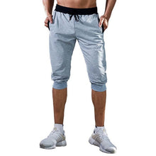 Load image into Gallery viewer, Fashion 2020 Outdoor Summer Sport Running Drawstring Slim Stretch Bermuda Swimwear Beach Mens Quick Dry Board Capri Pants Men&#39;s
