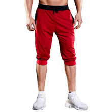 Load image into Gallery viewer, Fashion 2020 Outdoor Summer Sport Running Drawstring Slim Stretch Bermuda Swimwear Beach Mens Quick Dry Board Capri Pants Men&#39;s
