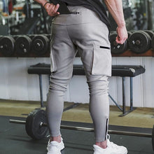Load image into Gallery viewer, 2020 Fitness Men Cargo Pants Multi-Pocket Fashion Tactical Jogging Men Camo Sport Pencil Pants Male Brand Clothing Sportwear

