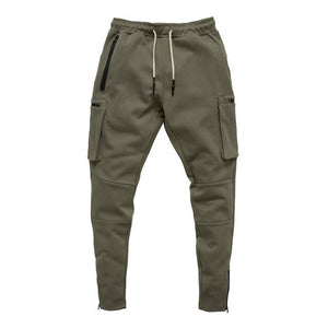2020 Fitness Men Cargo Pants Multi-Pocket Fashion Tactical Jogging Men Camo Sport Pencil Pants Male Brand Clothing Sportwear