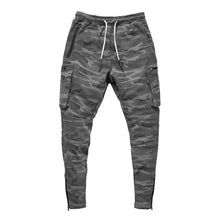 Load image into Gallery viewer, 2020 Fitness Men Cargo Pants Multi-Pocket Fashion Tactical Jogging Men Camo Sport Pencil Pants Male Brand Clothing Sportwear
